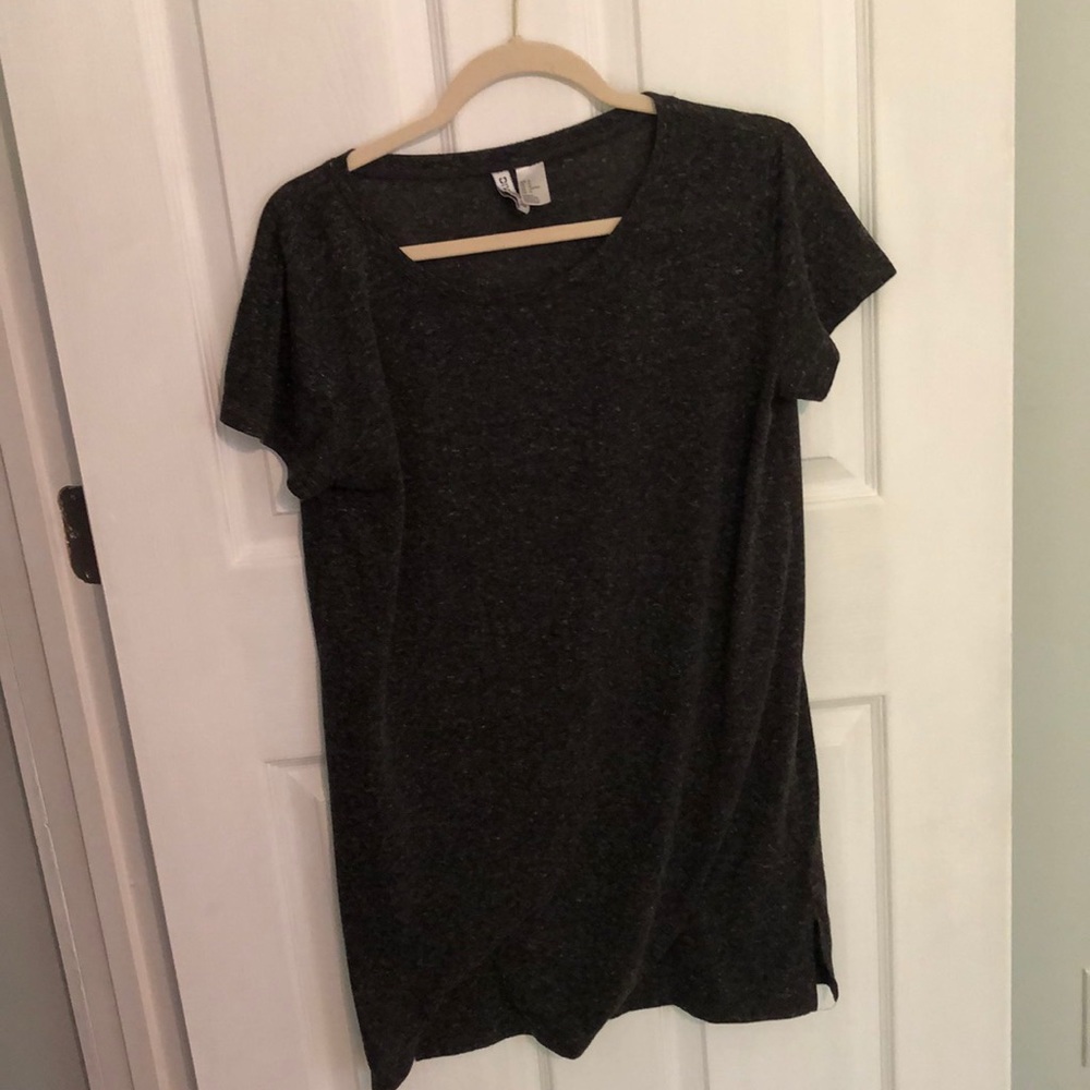 Gray t-shirt dress